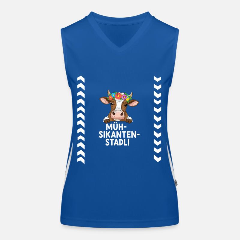Müh-Sikanten-Stadl Women's Functional Contrast Tank Top