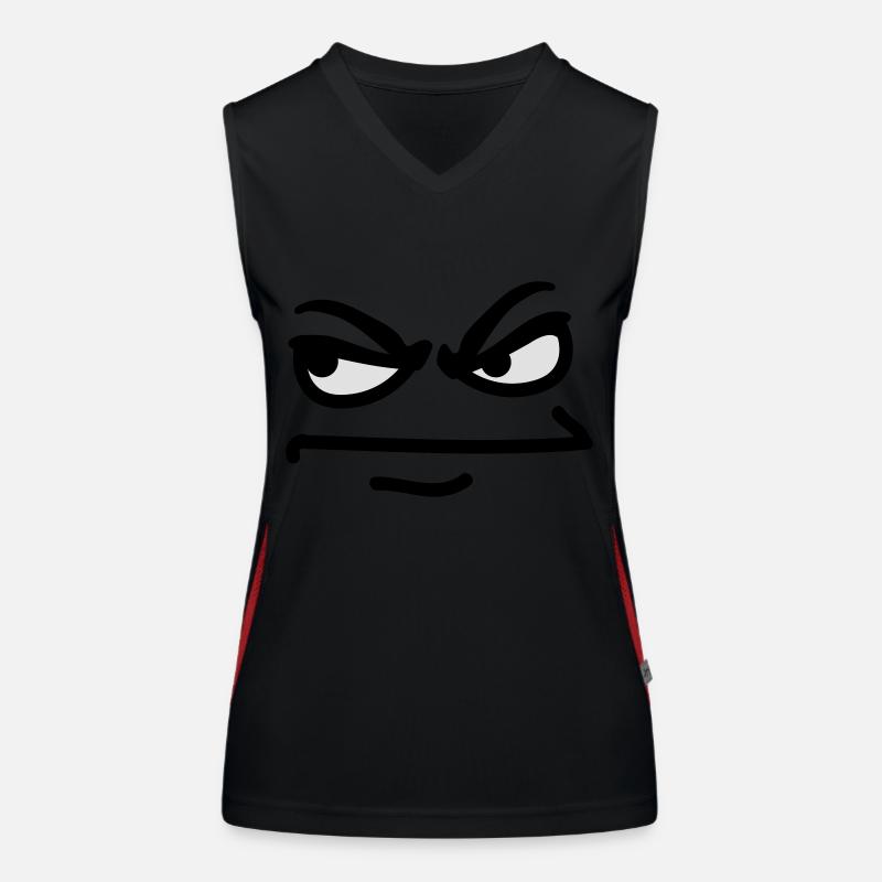 angry_face Débardeur respirant contrasté Femme