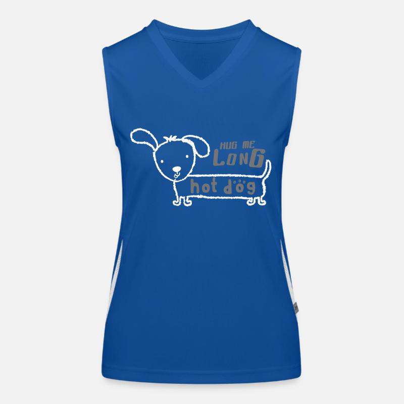 Hunde Funktionelles Kontrast-Tank Top für Frauen