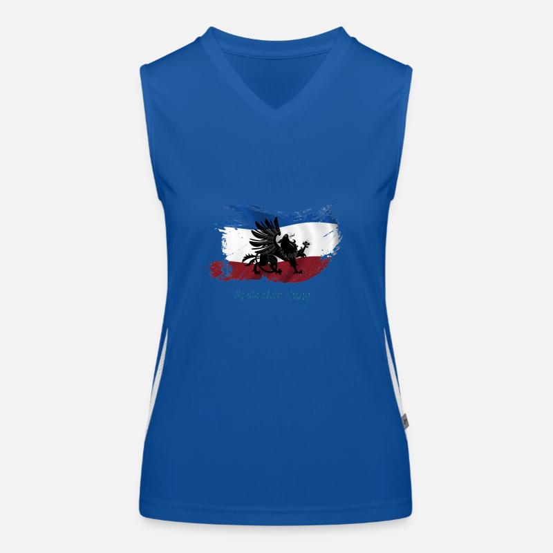 rostocker_jung_hellblau Funktionelles Kontrast-Tank Top für Frauen
