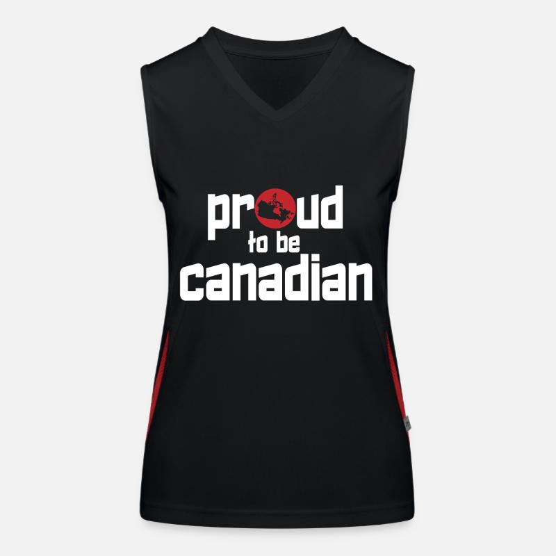 Kanada Funktionelles Kontrast-Tank Top für Frauen