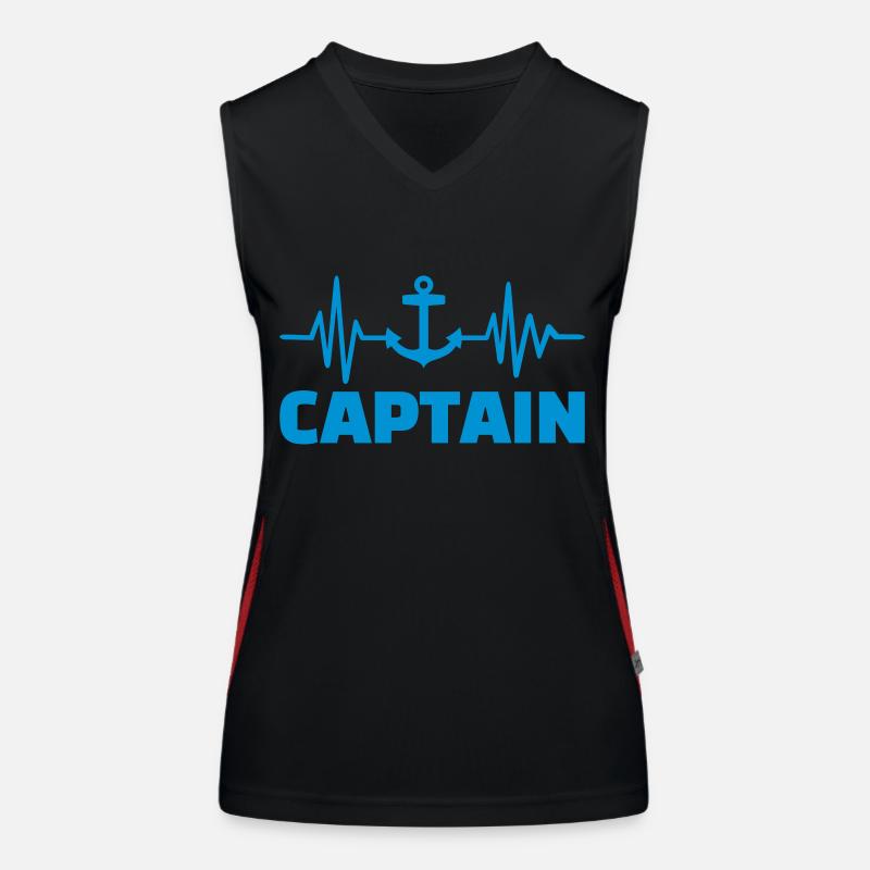 Capitaine Débardeur respirant contrasté Femme