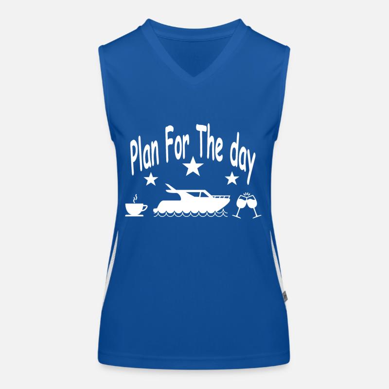 Boot Funktionelles Kontrast-Tank Top für Frauen