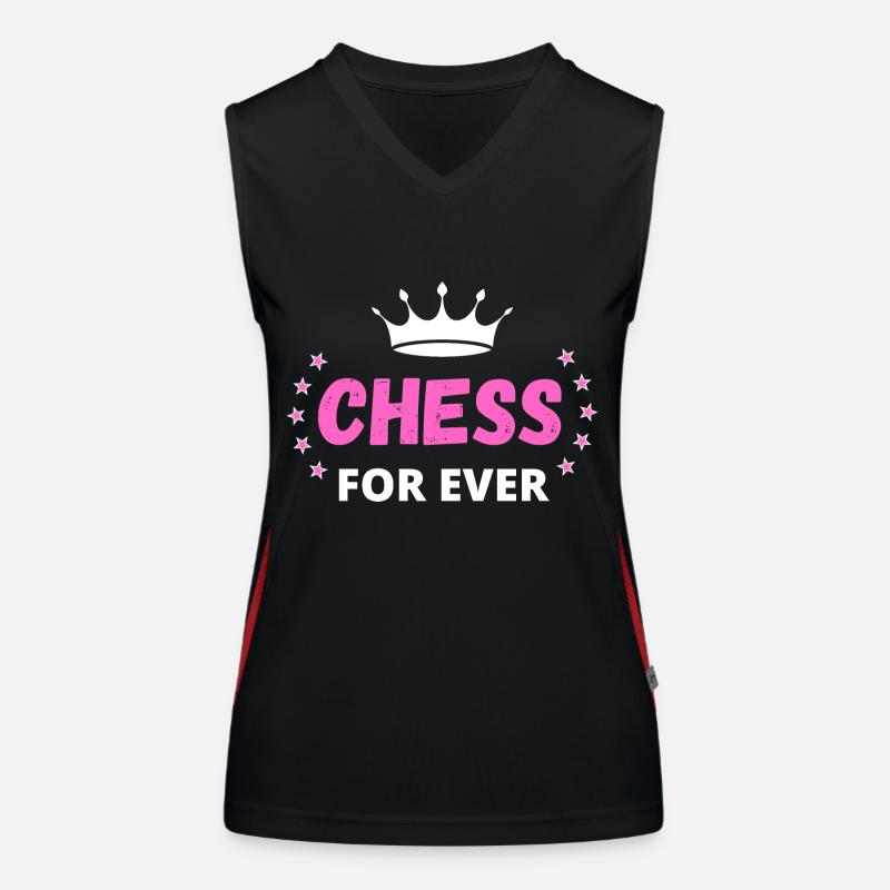 CHESS FOR EVER Débardeur respirant contrasté Femme