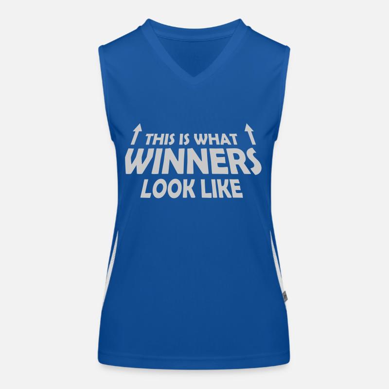 What Winners Look Like Funktionelles Kontrast-Tank Top für Frauen