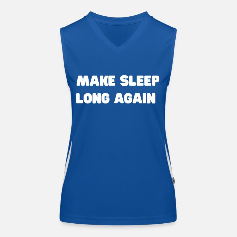 make sleep long again Funktionelles Kontrast-Tank Top für Frauen
