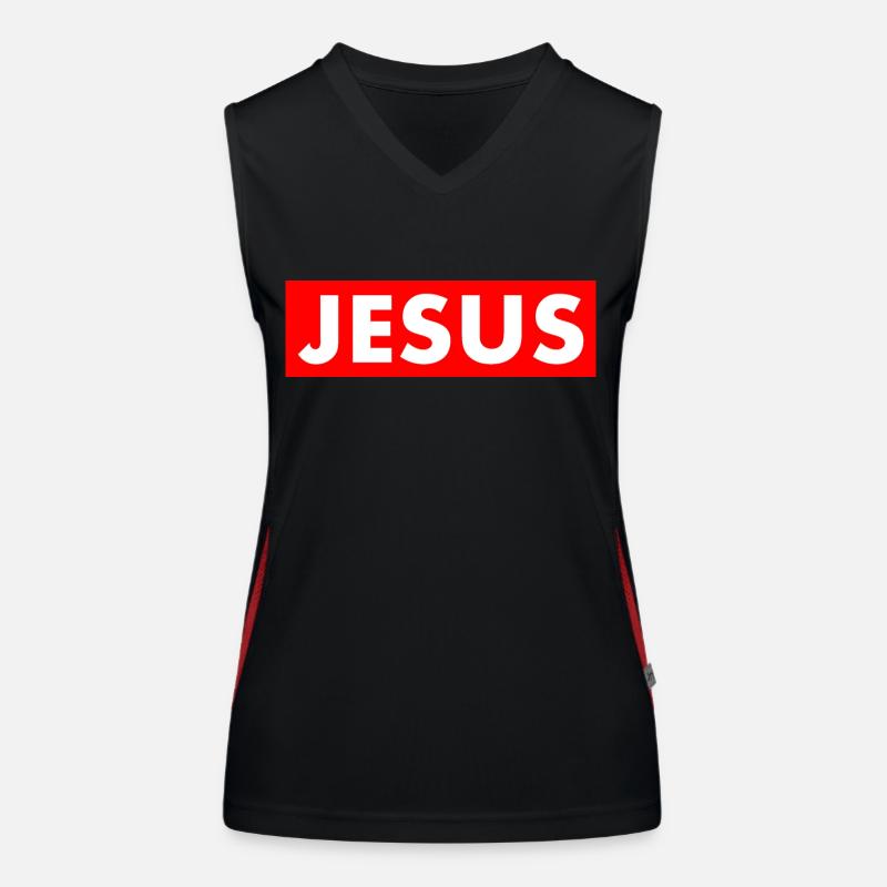 Jesus Débardeur respirant contrasté Femme
