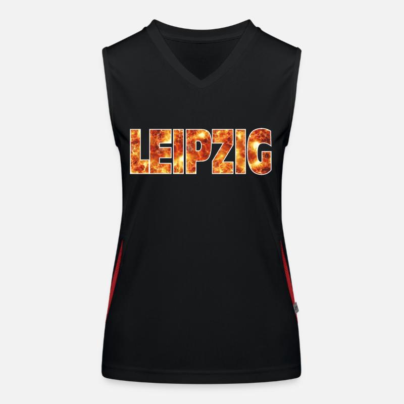 Leipzig Funktionelles Kontrast-Tank Top für Frauen