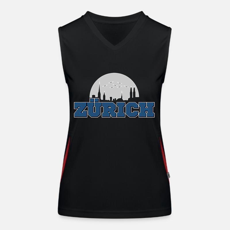 Zurich Women's Functional Contrast Tank Top