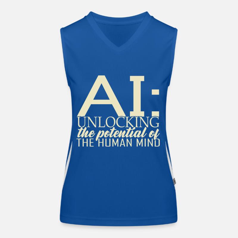 Intelligence artificielle Deep Learning Débardeur respirant contrasté Femme