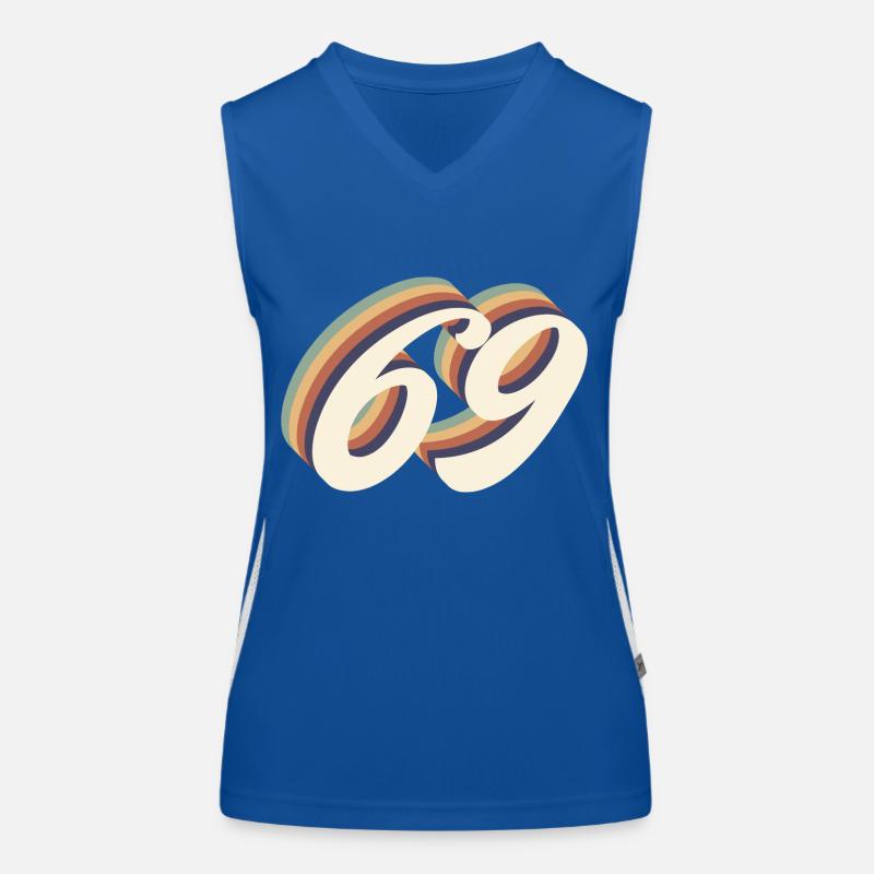 69th anniversary vintage Women's Functional Contrast Tank Top