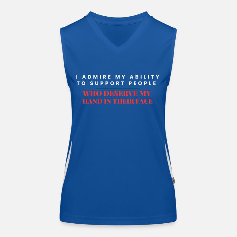 Mes capacités Débardeur respirant contrasté Femme