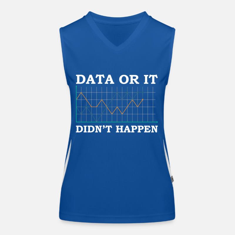 Daten oder es ist nicht passiert Datenanalyst Funktionelles Kontrast-Tank Top für Frauen