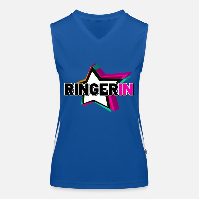 Ringerin Funktionelles Kontrast-Tank Top für Frauen