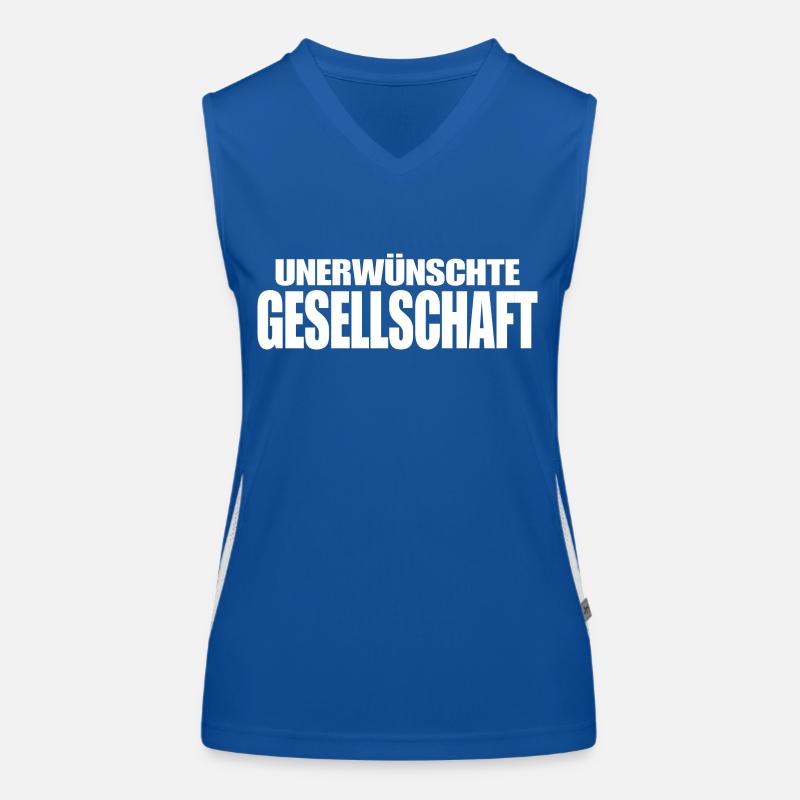 UNERWÜNSCHTE GESELLSCHAFT Funktionelles Kontrast-Tank Top für Frauen