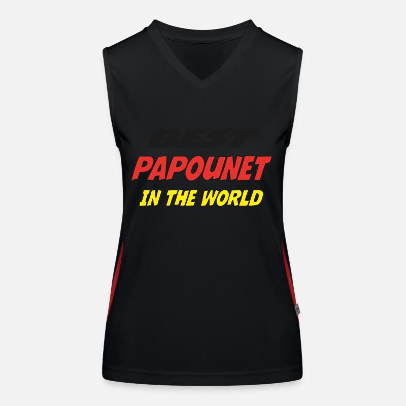 Bestes PAPOUNET der Welt Funktionelles Kontrast-Tank Top für Frauen