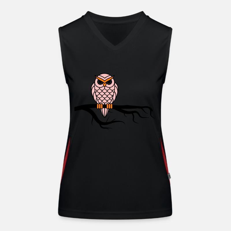 Nightowl 02 Women's Functional Contrast Tank Top