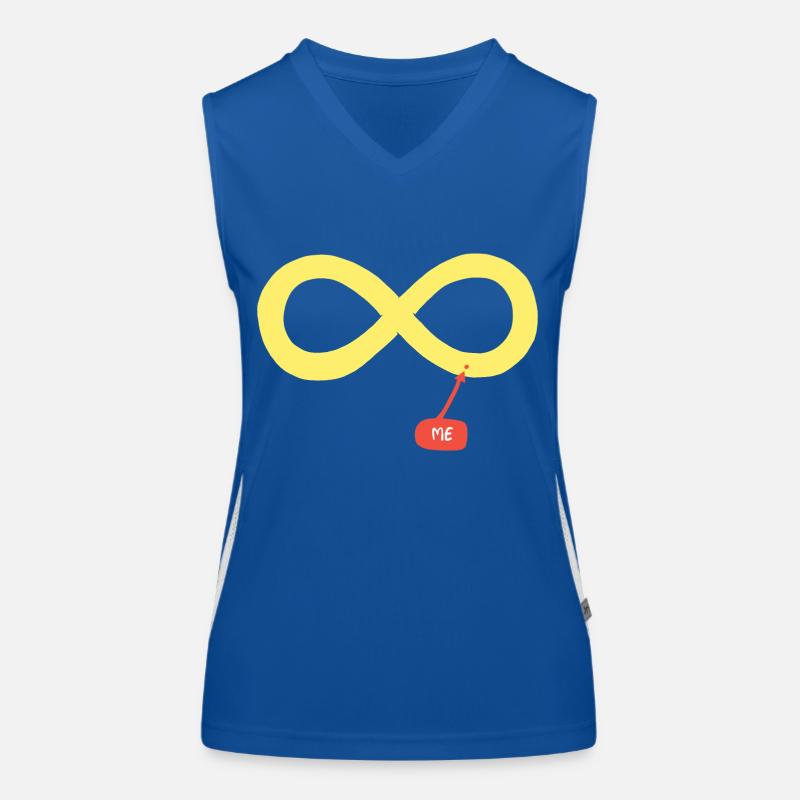 Moi et l'infini Débardeur respirant contrasté Femme