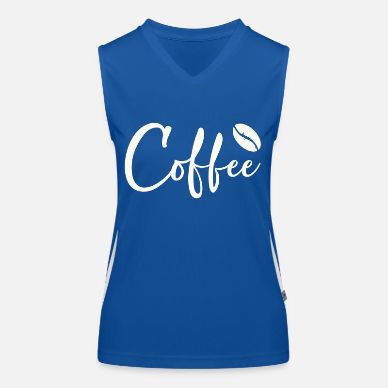 Coffee Funktionelles Kontrast-Tank Top für Frauen