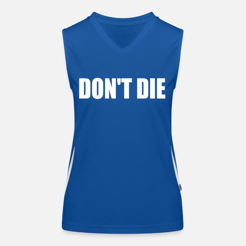 Don't die Débardeur respirant contrasté Femme