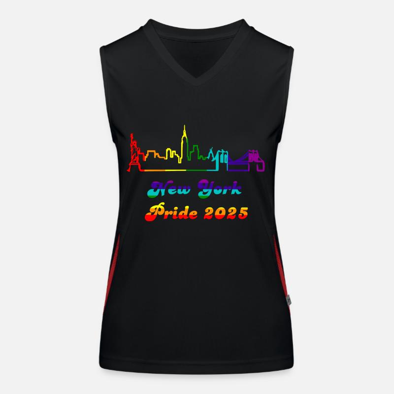 Pride 2025 NY Women's Functional Contrast Tank Top