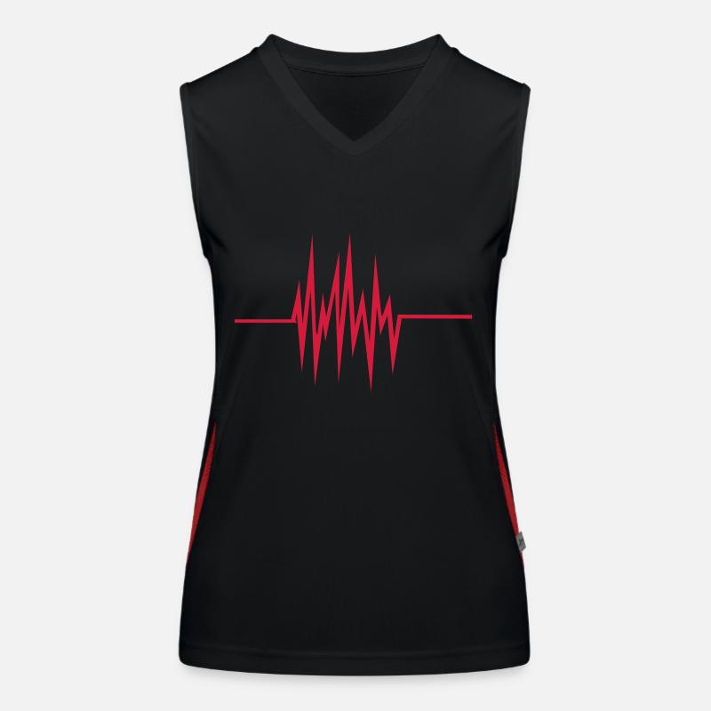 frequenz - puls Funktionelles Kontrast-Tank Top für Frauen