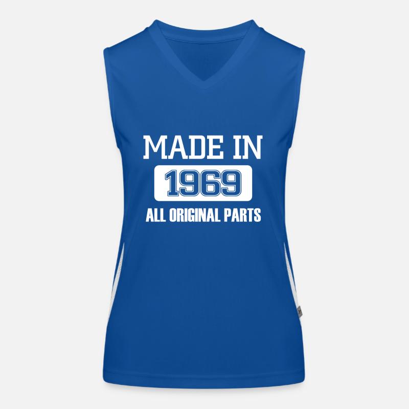 Made in 1969 Funktionelles Kontrast-Tank Top für Frauen
