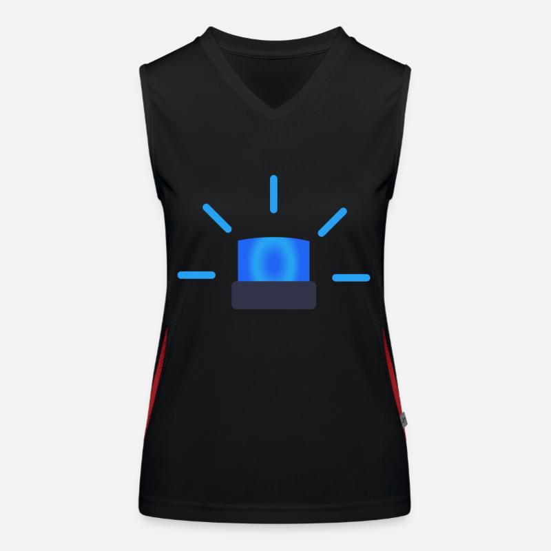 Blue Light Gift Idea Women's Functional Contrast Tank Top