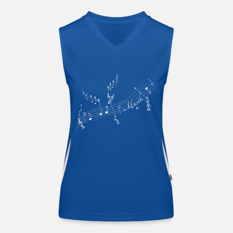 Les marques blanches Débardeur respirant contrasté Femme