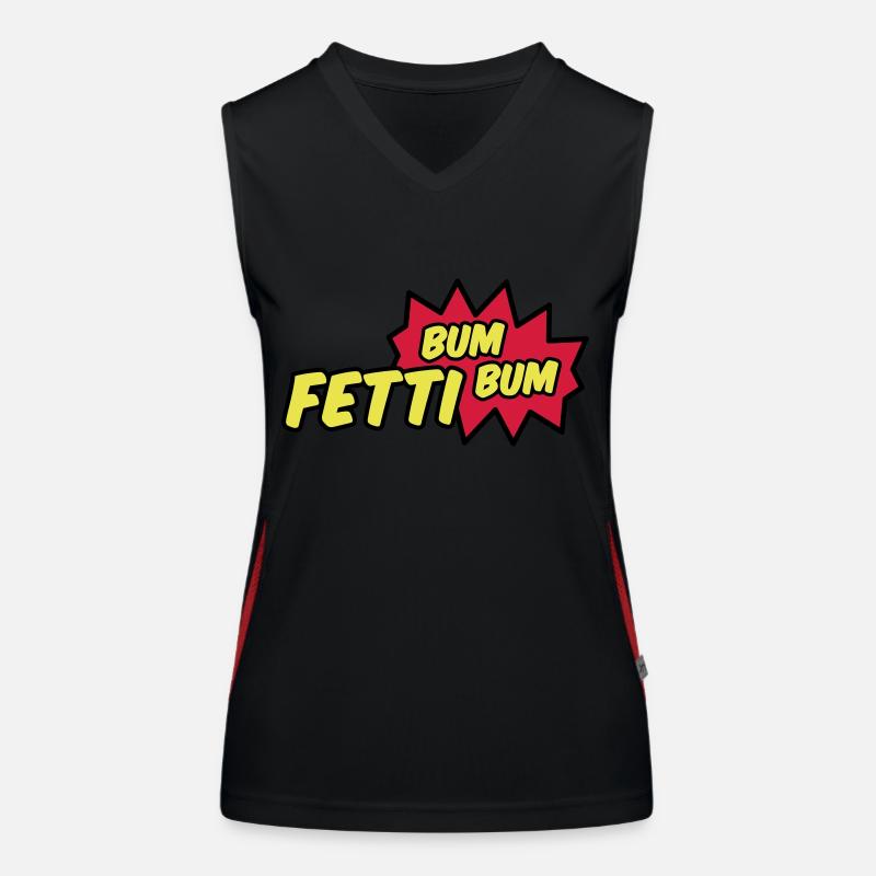 Fetti Bum Bum Funktionelles Kontrast-Tank Top für Frauen