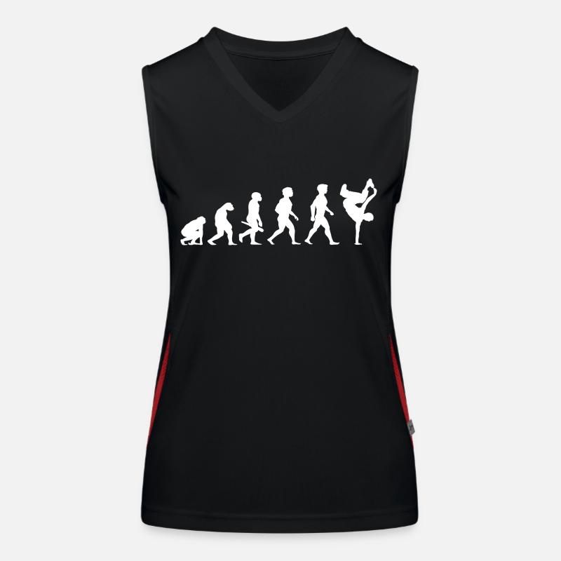 Evolution Breakdance Breaking Breakdance Hip Hop Débardeur respirant contrasté Femme