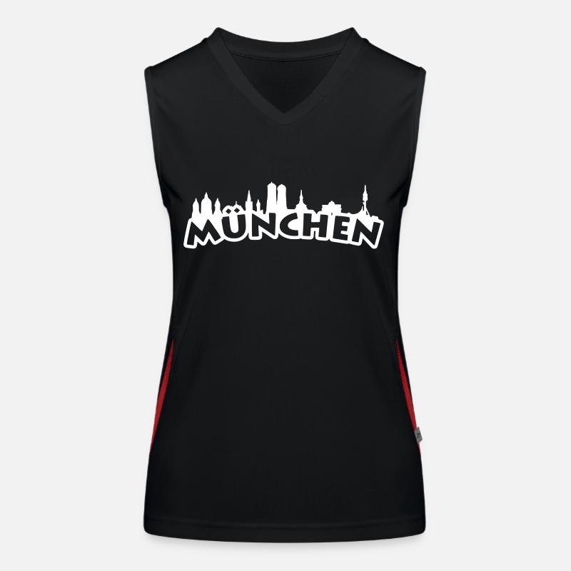 München Funktionelles Kontrast-Tank Top für Frauen