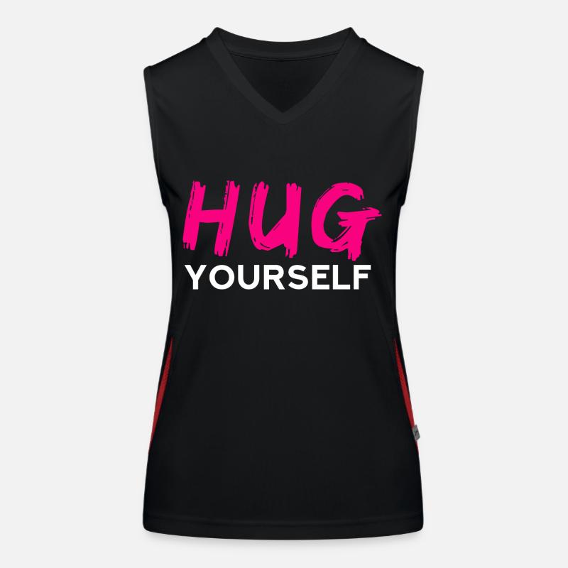 HUG Yourself Women's Functional Contrast Tank Top