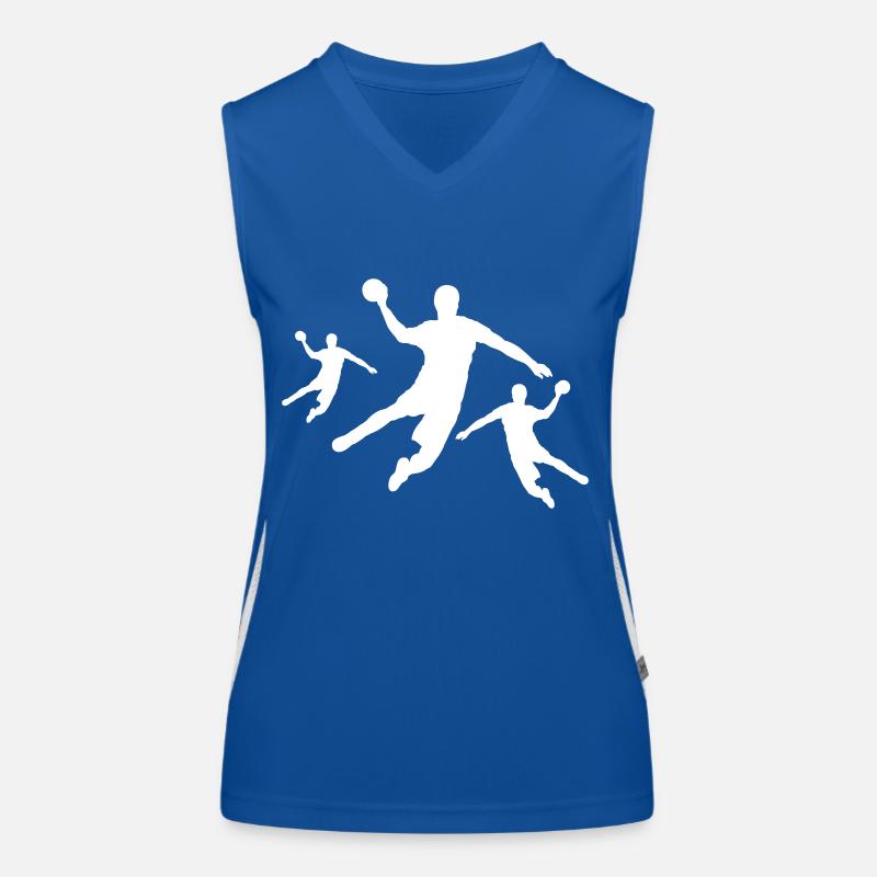 Handball Player Team Women's Functional Contrast Tank Top