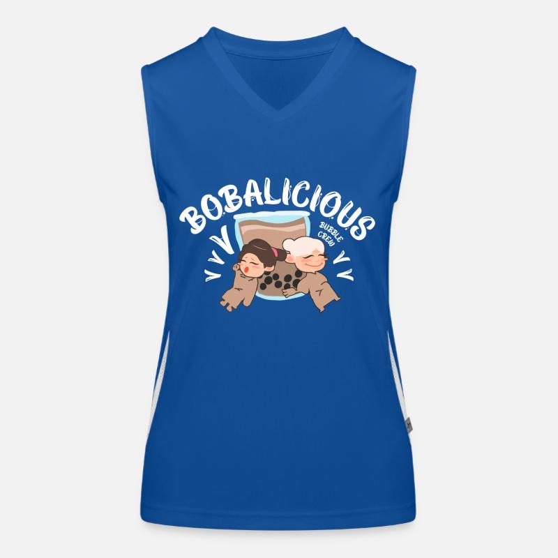 Optimiste - Joyeux Positif Débardeur respirant contrasté Femme