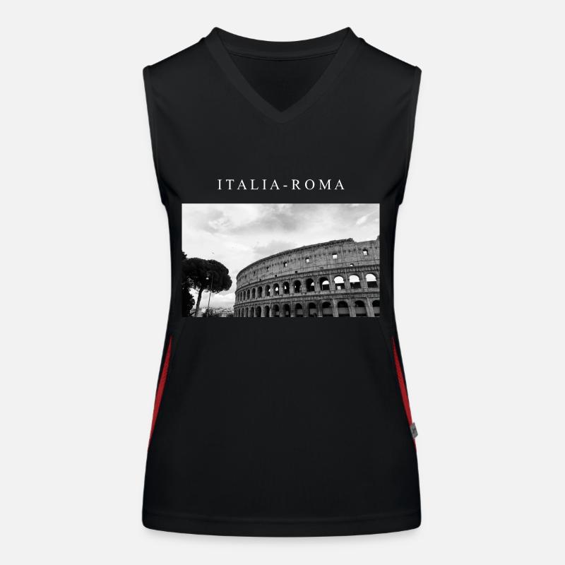 LUXURY - ITALIA Women's Functional Contrast Tank Top