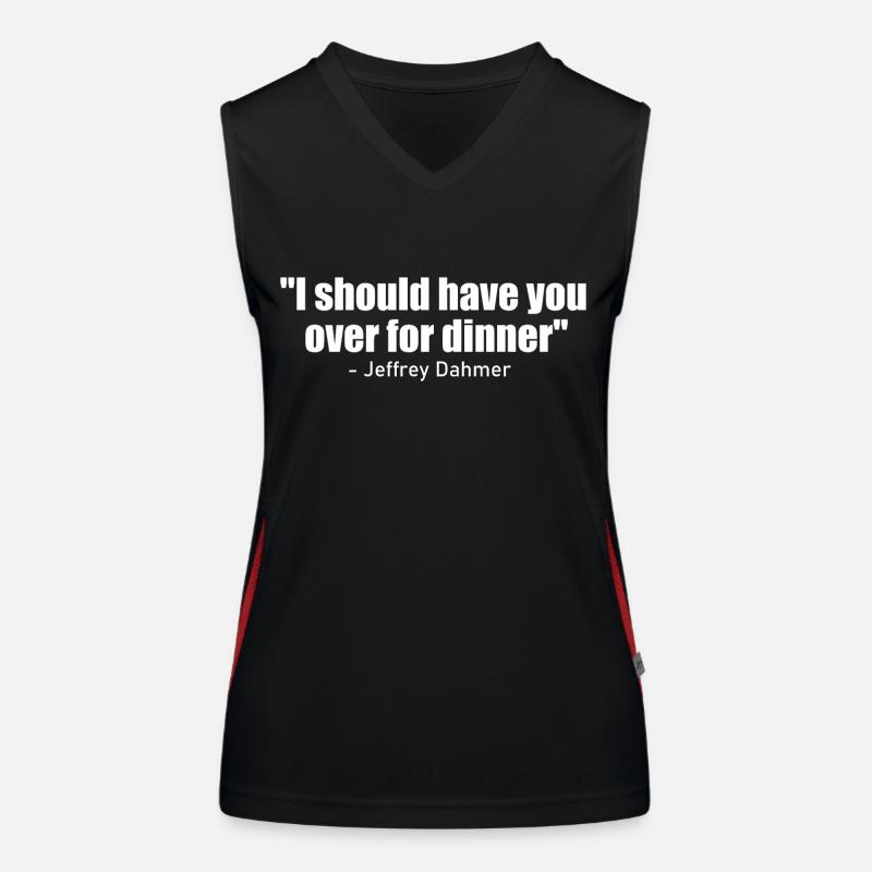 Serial killer quote Women's Functional Contrast Tank Top