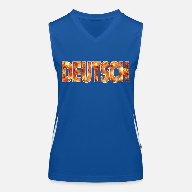 Deutsch Funktionelles Kontrast-Tank Top für Frauen