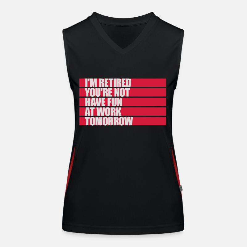 have fun at work Women's Functional Contrast Tank Top