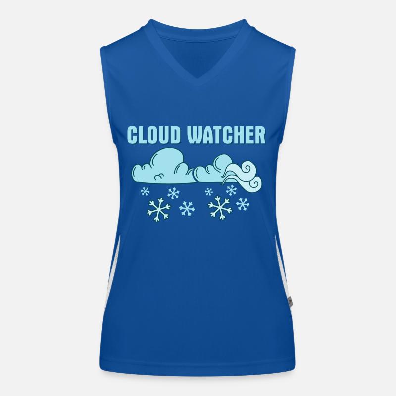 Cloud Watcher Météorologue Storm Débardeur respirant contrasté Femme