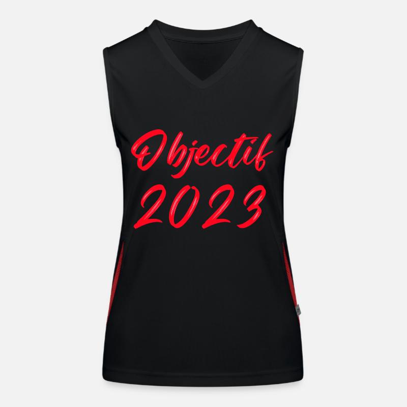 Objectif 2023 Débardeur respirant contrasté Femme