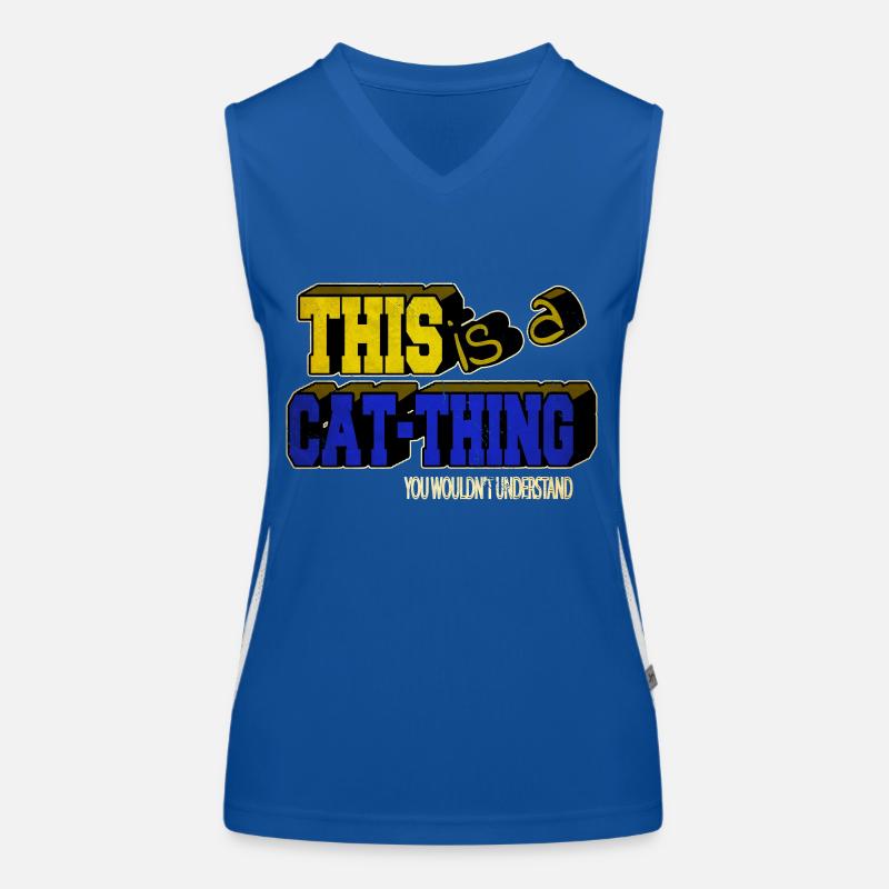 valentines day black kitten funny cat face tshirts Funktionelles Kontrast-Tank Top für Frauen