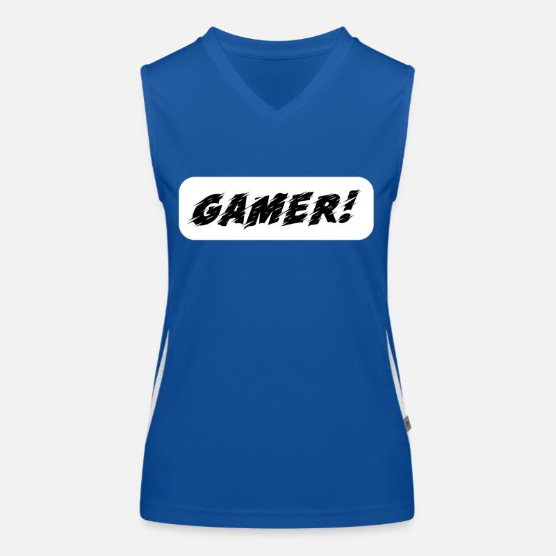 Jeu PC de jeu Débardeur respirant contrasté Femme