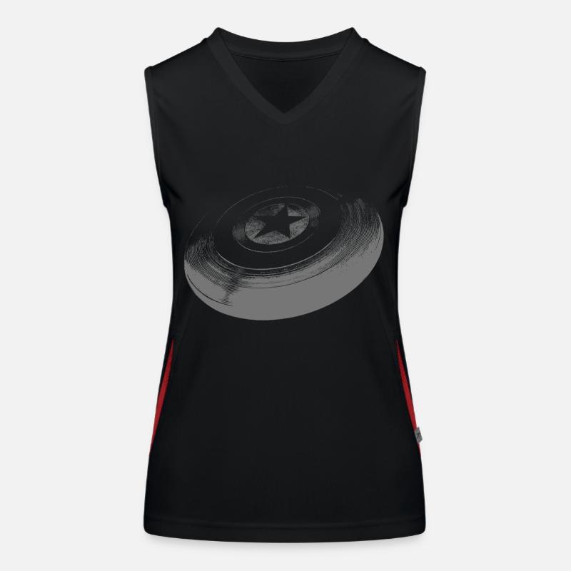 Frisbee Funktionelles Kontrast-Tank Top für Frauen