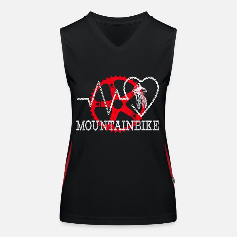 Cycliste Descente VTT VTT Cyclisme Hommes Débardeur respirant contrasté Femme