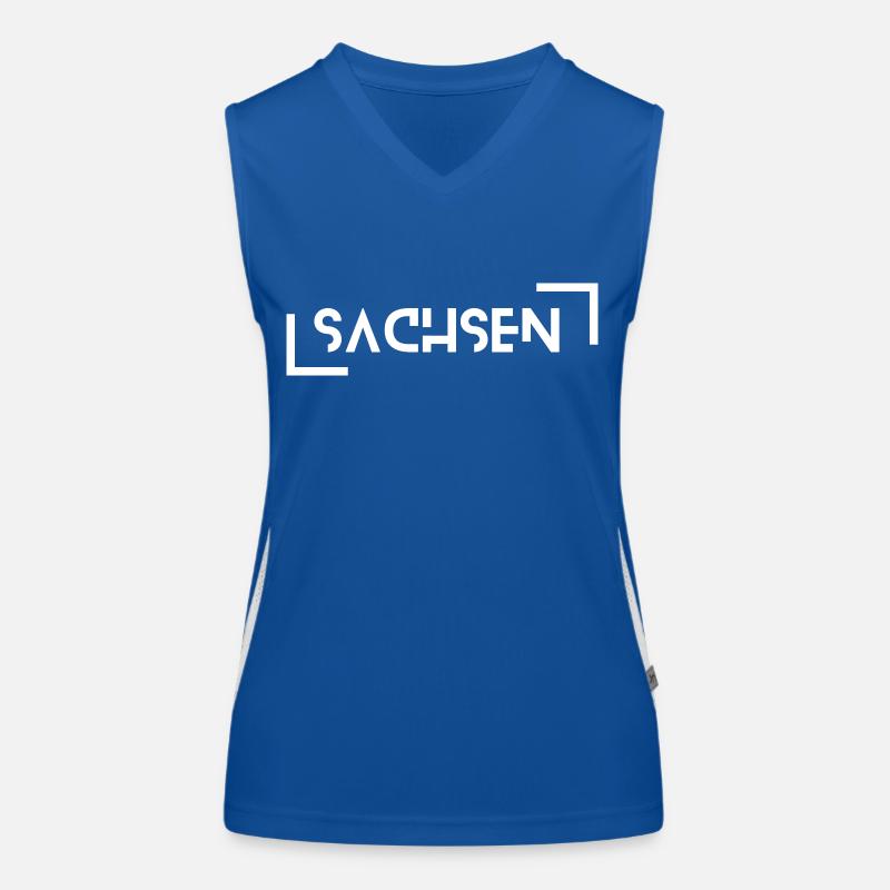 Sachsen Funktionelles Kontrast-Tank Top für Frauen