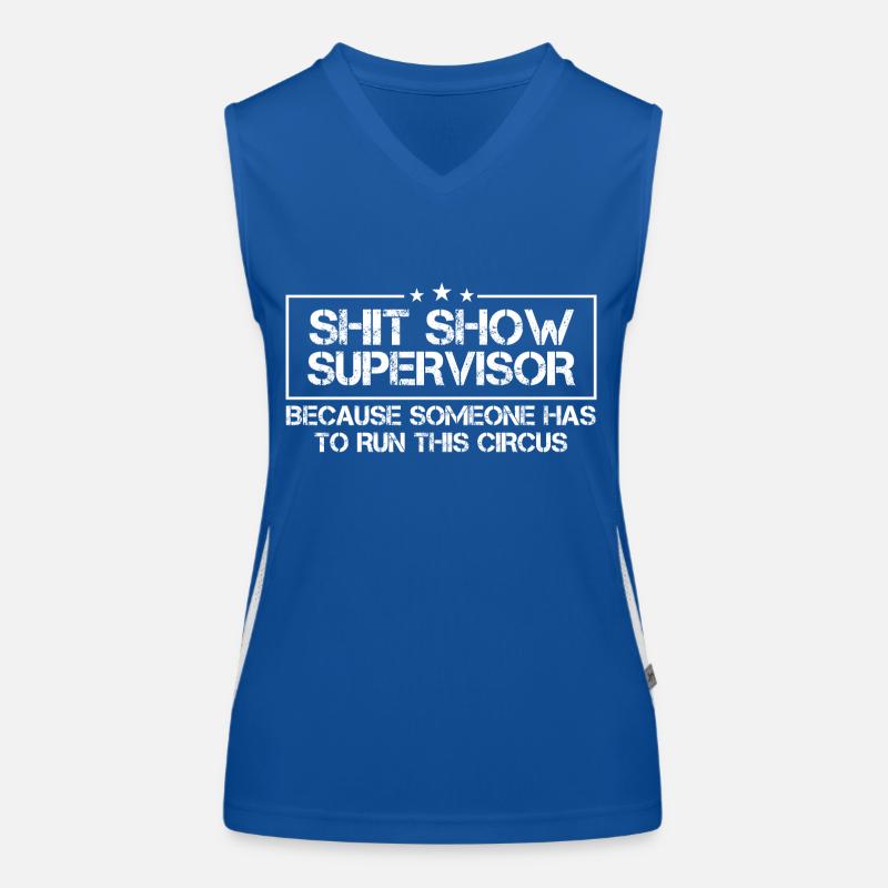 Certains doivent diriger ce cirque Débardeur respirant contrasté Femme