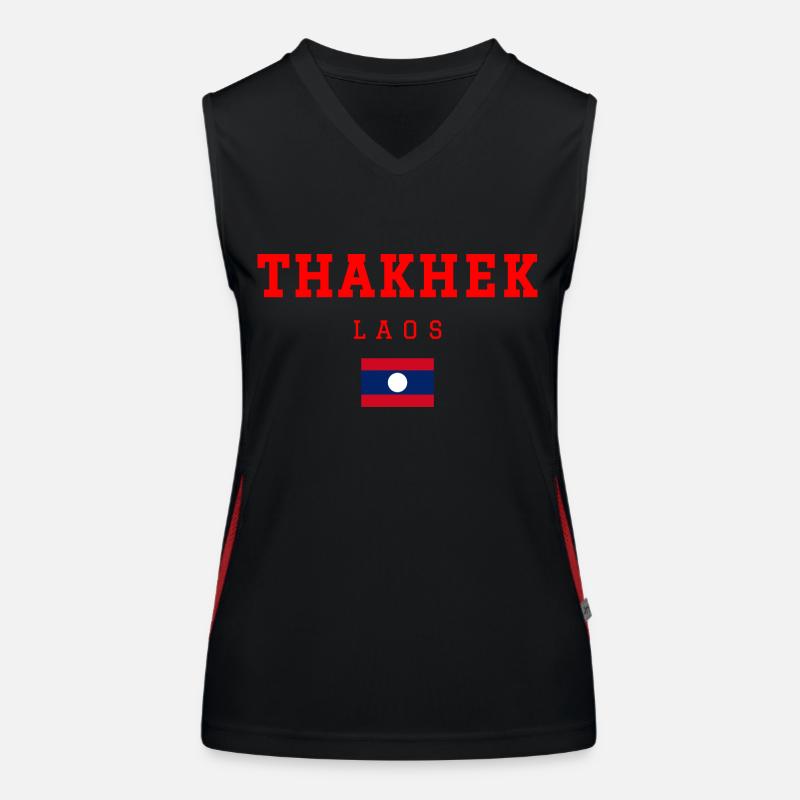 Thakhek Laos Débardeur respirant contrasté Femme