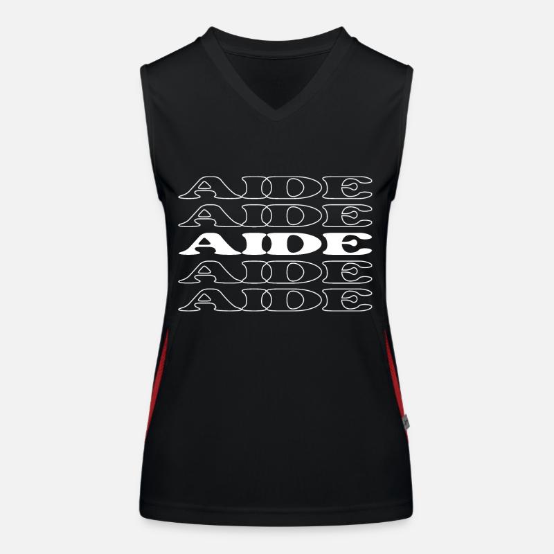Aide Assistant Helper Associate Acolyte Women's Functional Contrast Tank Top