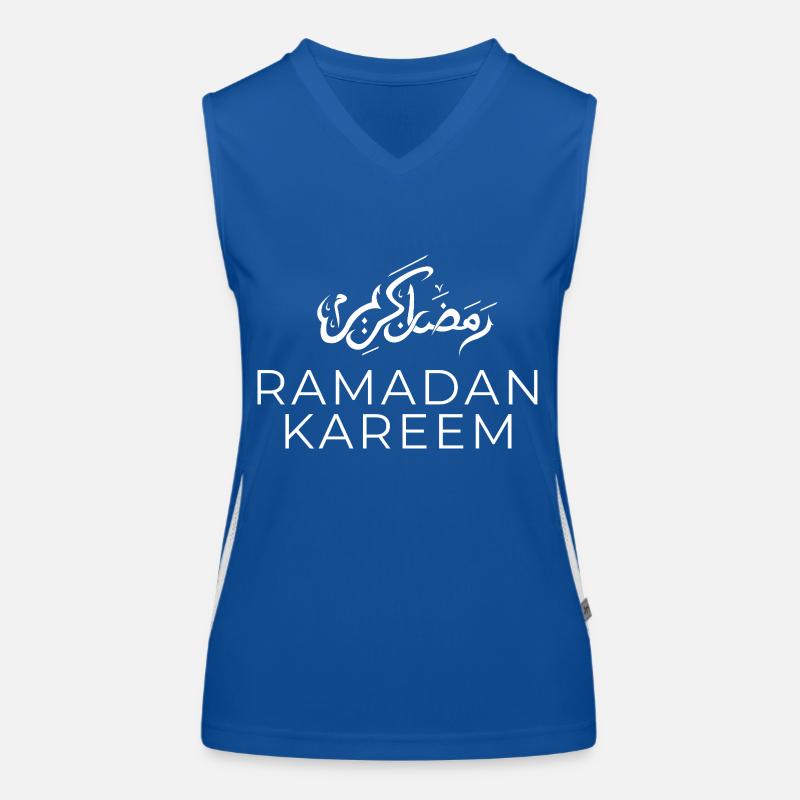 Ramadan Mubarak Women's Functional Contrast Tank Top